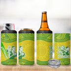 Australian Diamonds Netball 4 in 1 Can Cooler Tumbler Indigenous Aboriginal Art Style Dot Pattern Graphics