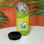 Australian Diamonds Netball 4 in 1 Can Cooler Tumbler Indigenous Aboriginal Art Style Dot Pattern Graphics