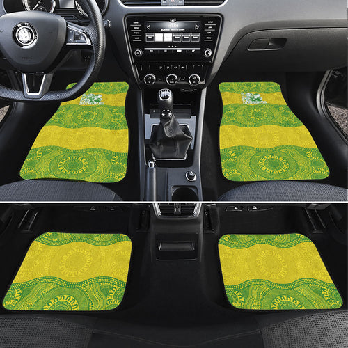 Australian Diamonds Netball Car Mats Indigenous Aboriginal Art Style Dot Pattern Graphics