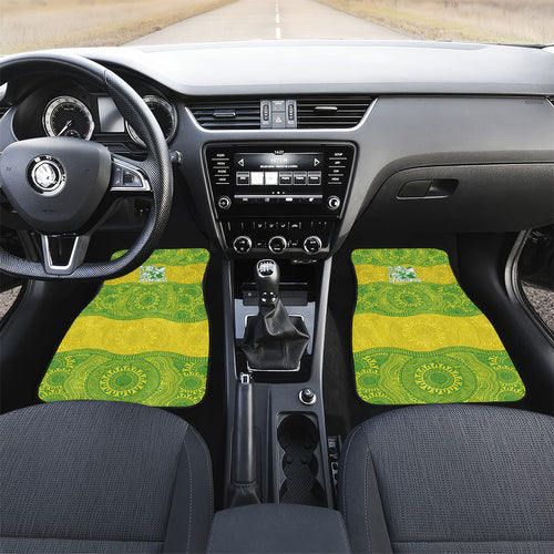 Australian Diamonds Netball Car Mats Indigenous Aboriginal Art Style Dot Pattern Graphics