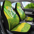 Australian Diamonds Netball Car Seat Cover Indigenous Aboriginal Art Style Dot Pattern Graphics