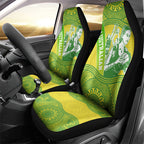 Australian Diamonds Netball Car Seat Cover Indigenous Aboriginal Art Style Dot Pattern Graphics