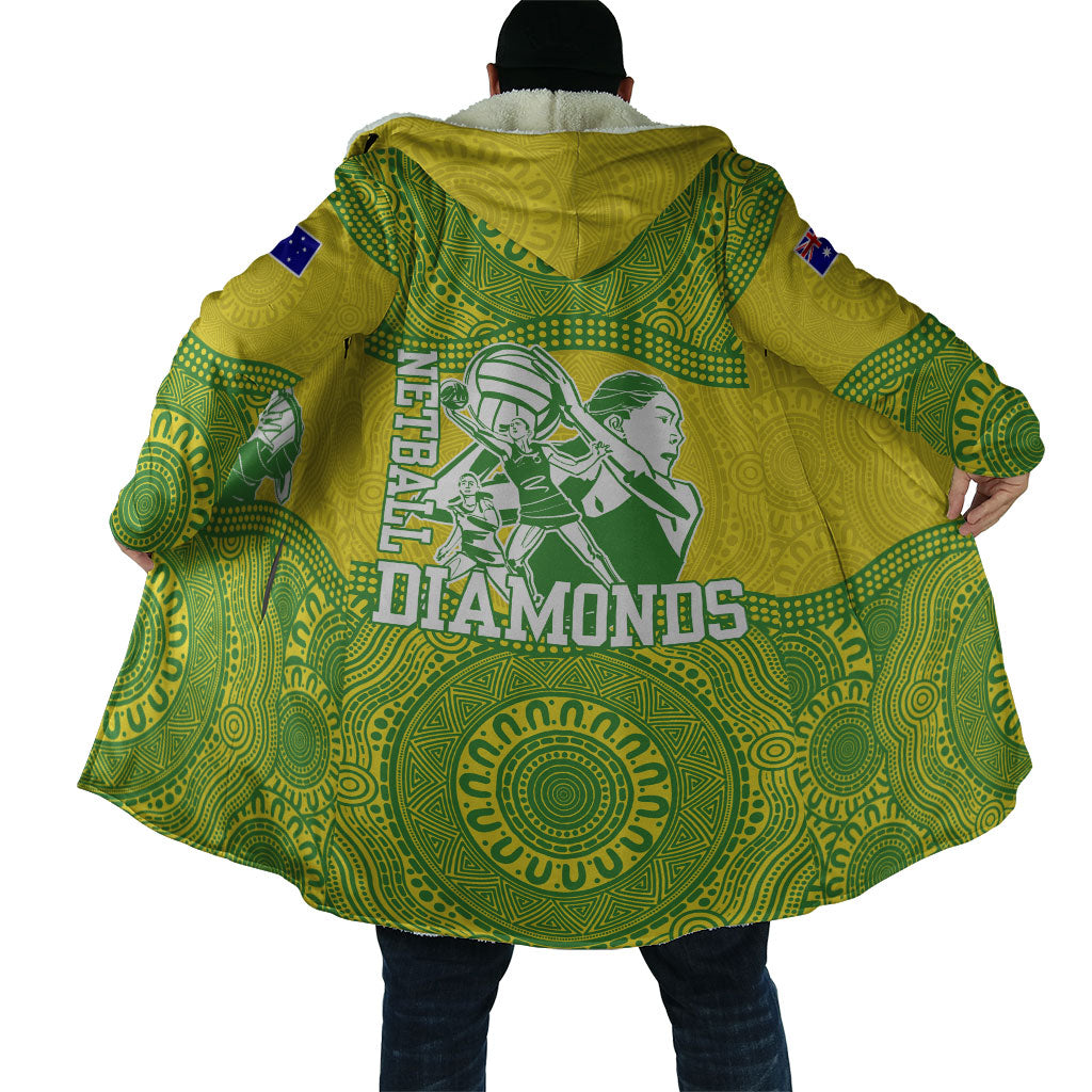 Australian Diamonds Netball Cloak Indigenous Aboriginal Art Style Dot Pattern Graphics