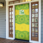 Australian Diamonds Netball Door Cover Indigenous Aboriginal Art Style Dot Pattern Graphics