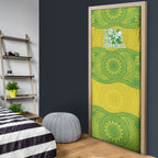 Australian Diamonds Netball Door Cover Indigenous Aboriginal Art Style Dot Pattern Graphics