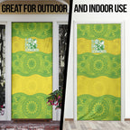 Australian Diamonds Netball Door Cover Indigenous Aboriginal Art Style Dot Pattern Graphics