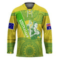 Australian Diamonds Netball Hockey Jersey Indigenous Aboriginal Art Style Dot Pattern Graphics