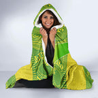 Australian Diamonds Netball Hooded Blanket Indigenous Aboriginal Art Style Dot Pattern Graphics