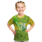 Australian Diamonds Netball Kid T Shirt Indigenous Aboriginal Art Style Dot Pattern Graphics