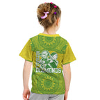 Australian Diamonds Netball Kid T Shirt Indigenous Aboriginal Art Style Dot Pattern Graphics