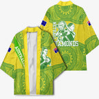 Australian Diamonds Netball Kimono Indigenous Aboriginal Art Style Dot Pattern Graphics