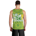 Australian Diamonds Netball Men Tank Top Indigenous Aboriginal Art Style Dot Pattern Graphics