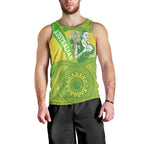 Australian Diamonds Netball Men Tank Top Indigenous Aboriginal Art Style Dot Pattern Graphics