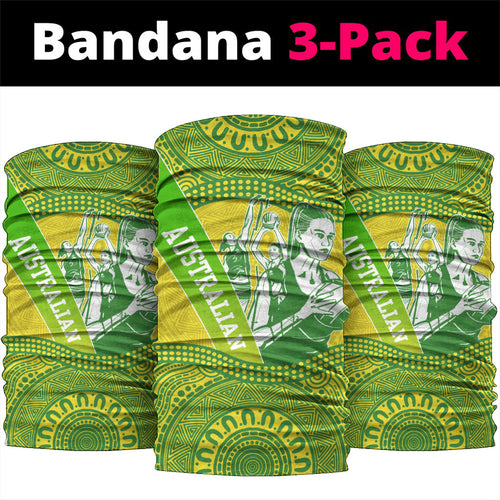 Australian Diamonds Netball Neck Gaiter Indigenous Aboriginal Art Style Dot Pattern Graphics