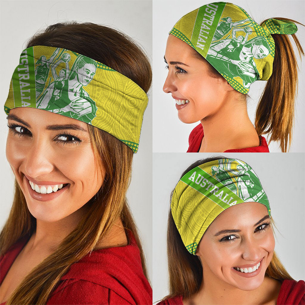 Australian Diamonds Netball Neck Gaiter Indigenous Aboriginal Art Style Dot Pattern Graphics