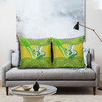 Australian Diamonds Netball Pillow Cover Indigenous Aboriginal Art Style Dot Pattern Graphics