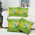 Australian Diamonds Netball Pillow Cover Indigenous Aboriginal Art Style Dot Pattern Graphics