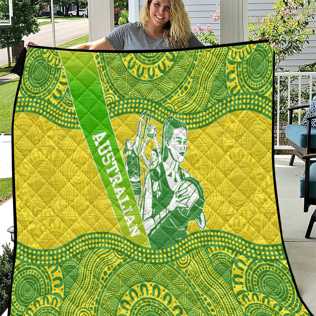 Australian Diamonds Netball Quilt Indigenous Aboriginal Art Style Dot Pattern Graphics