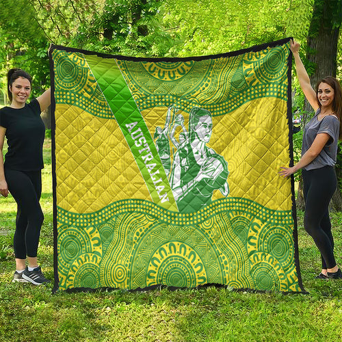 Australian Diamonds Netball Quilt Indigenous Aboriginal Art Style Dot Pattern Graphics