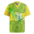 Australian Diamonds Netball Rugby Jersey Indigenous Aboriginal Art Style Dot Pattern Graphics