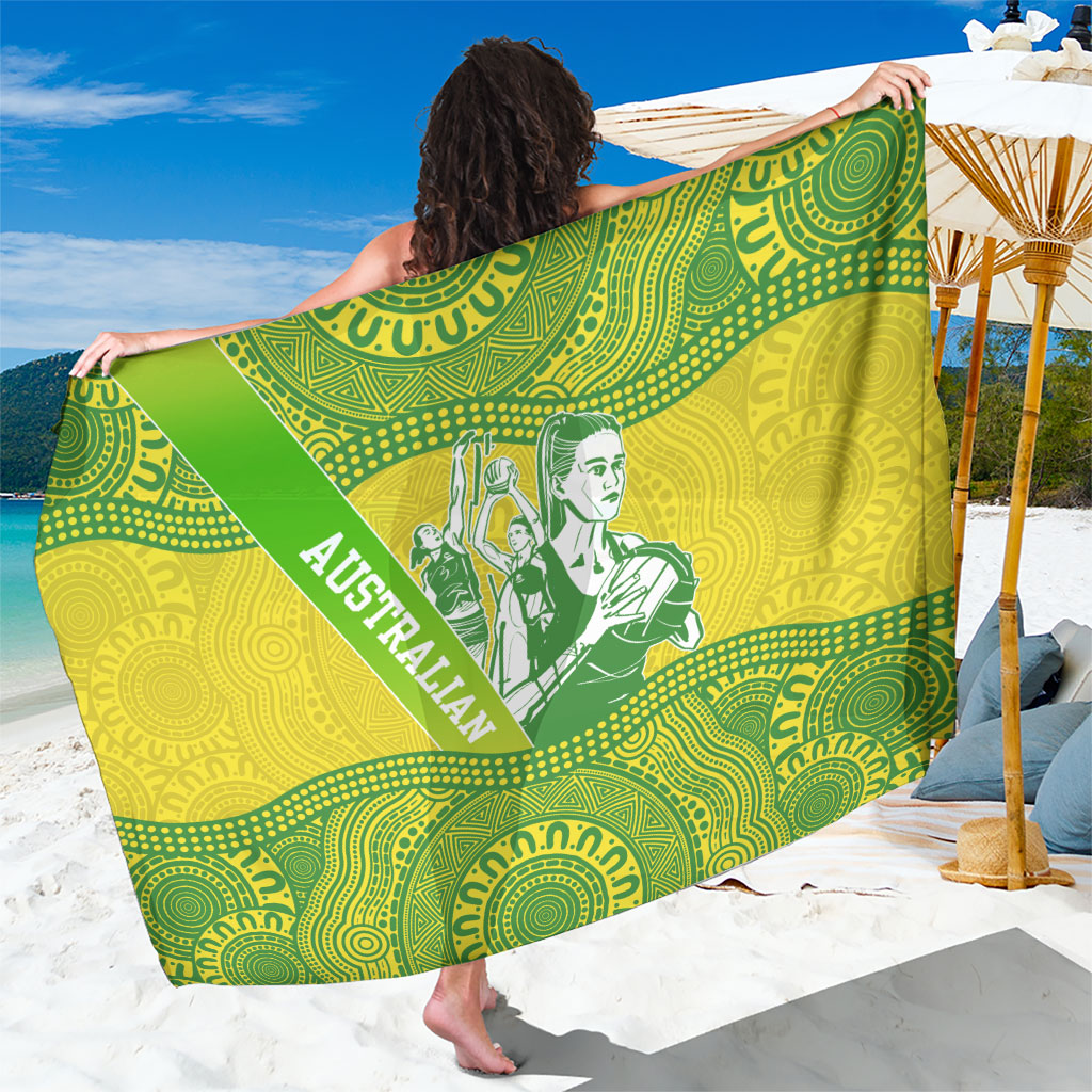 Australian Diamonds Netball Sarong Indigenous Aboriginal Art Style Dot Pattern Graphics