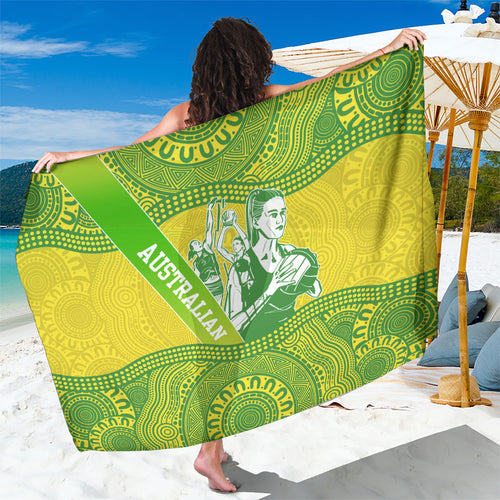 Australian Diamonds Netball Sarong Indigenous Aboriginal Art Style Dot Pattern Graphics