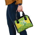 Australian Diamonds Netball Shoulder Handbag Indigenous Aboriginal Art Style Dot Pattern Graphics