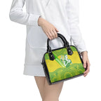 Australian Diamonds Netball Shoulder Handbag Indigenous Aboriginal Art Style Dot Pattern Graphics