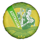 Australian Diamonds Netball Spare Tire Cover Indigenous Aboriginal Art Style Dot Pattern Graphics