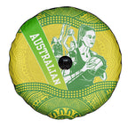 Australian Diamonds Netball Spare Tire Cover Indigenous Aboriginal Art Style Dot Pattern Graphics