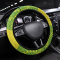 Australian Diamonds Netball Steering Wheel Cover Indigenous Aboriginal Art Style Dot Pattern Graphics