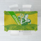 Australian Diamonds Netball Tablecloth Indigenous Aboriginal Art Style Dot Pattern Graphics