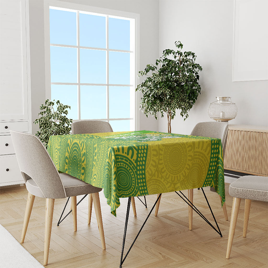 Australian Diamonds Netball Tablecloth Indigenous Aboriginal Art Style Dot Pattern Graphics