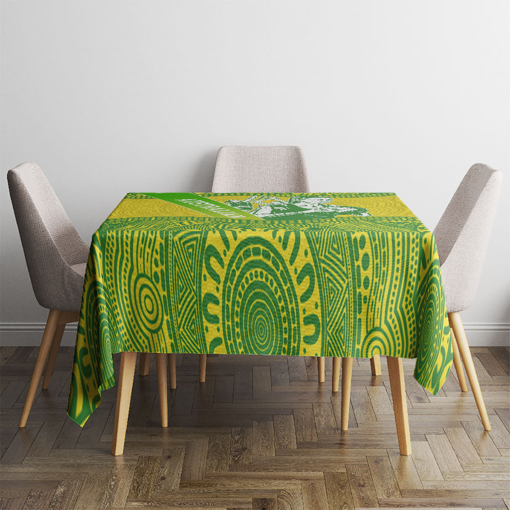 Australian Diamonds Netball Tablecloth Indigenous Aboriginal Art Style Dot Pattern Graphics