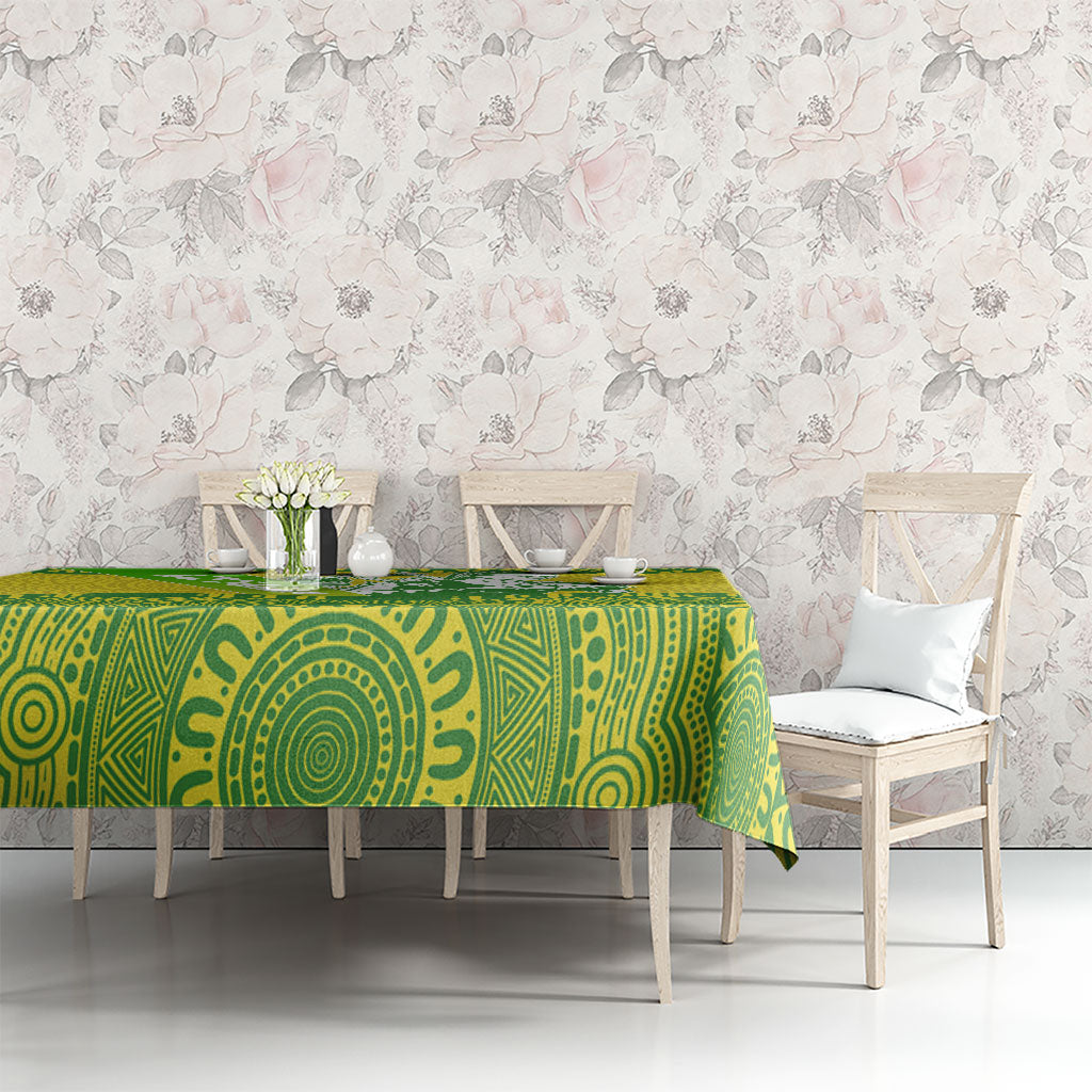Australian Diamonds Netball Tablecloth Indigenous Aboriginal Art Style Dot Pattern Graphics