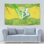 Australian Diamonds Netball Tapestry Indigenous Aboriginal Art Style Dot Pattern Graphics