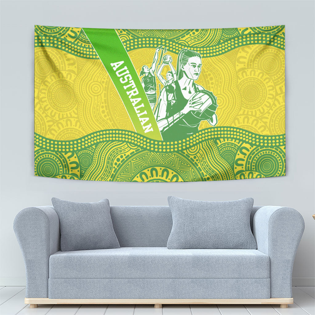 Australian Diamonds Netball Tapestry Indigenous Aboriginal Art Style Dot Pattern Graphics