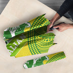 Australian Diamonds Netball Umbrella Indigenous Aboriginal Art Style Dot Pattern Graphics
