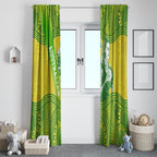 Australian Diamonds Netball Window Curtain Indigenous Aboriginal Art Style Dot Pattern Graphics