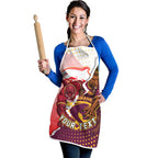 Personalized Brisbane Broncos vs Dolphins Apron Rivalry Dynamic Sports Rugby Mascot Graphic Art