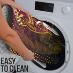 Personalized Brisbane Broncos vs Dolphins Bathroom Set Rivalry Dynamic Sports Rugby Mascot Graphic Art