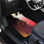 Personalized Brisbane Broncos vs Dolphins Car Mats Rivalry Dynamic Sports Rugby Mascot Graphic Art
