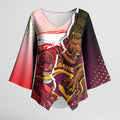Personalized Brisbane Broncos vs Dolphins Kimono Sleeve Blouse Rivalry Dynamic Sports Rugby Mascot Graphic Art