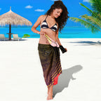 Personalized Brisbane Broncos vs Dolphins Sarong Rivalry Dynamic Sports Rugby Mascot Graphic Art