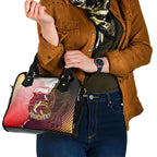 Personalized Brisbane Broncos vs Dolphins Shoulder Handbag Rivalry Dynamic Sports Rugby Mascot Graphic Art