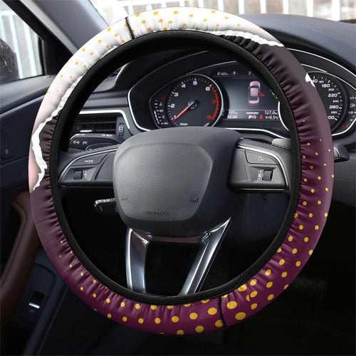 Brisbane Broncos vs Dolphins Steering Wheel Cover Rivalry Dynamic Sports Rugby Mascot Graphic Art