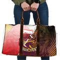 Personalized Brisbane Broncos vs Dolphins Travel Bag Rivalry Dynamic Sports Rugby Mascot Graphic Art