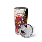 Personalized Brisbane Broncos vs Dolphins Tumbler Cup Rivalry Dynamic Sports Rugby Mascot Graphic Art