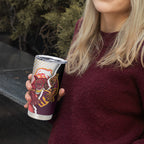 Personalized Brisbane Broncos vs Dolphins Tumbler Cup Rivalry Dynamic Sports Rugby Mascot Graphic Art