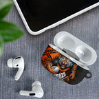 Wests Tigers Rugby AirPods Case Tribal Polynesian Power Art - Lightning Mascot